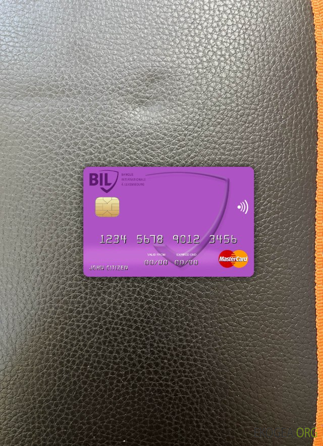 Canada Internationale pour le Centrafrique bank mastercard photolook FRONT